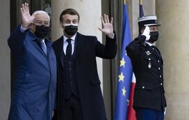Macron infetado com covid-19. Esteve ontem com António Costa, que ainda não reagiu
