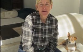 Ellen DeGeneres diz que a covid-19 causa "dores de costas excruciantes"