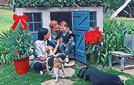 Pequeno Archie é a estrela do original postal de Natal dos Duques de Sussex