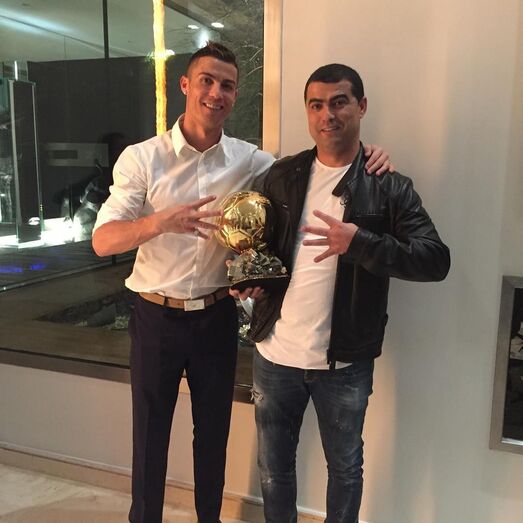Cristiano Ronaldo e o irmão, Hufo