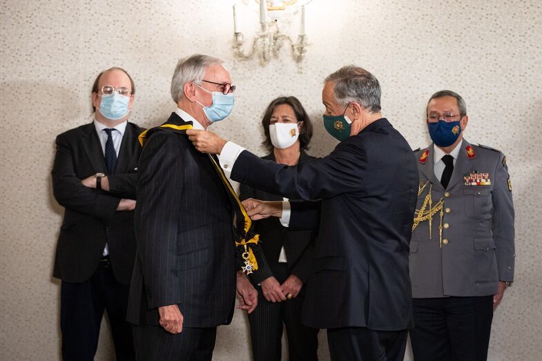 Júlio Isidro, marcelo rebelo de sousa, condecorado, condecoração