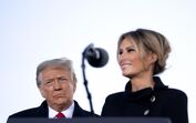 Melania e Donald Trump juntos mais vez
