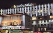 Ambulâncias no hospital de Santa Maria, Lisboa, com doentes covid-19