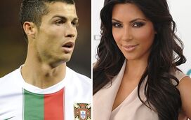 O reencontro de Cristiano Ronaldo e Kim Kardashian... a culpa é de um adepto muito especial