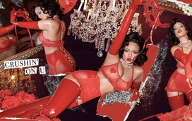 Rendas e transparências: Lingerie para mulheres de verdade. Rihanna assume curvas de sensualidade