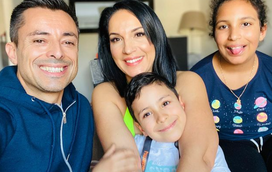 A bonita família de Luís Maia