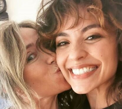 Sara Barradas com a mãe, Felisbela, que foi condenada a 7 anos de prisão