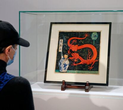 Obra de autor de ‘Tintin’ vendida por mais de 3 milhões de euros