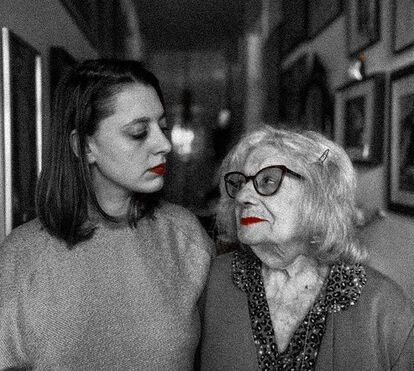 '92 anos de vida, 45 em ditadura, 47 de liberdade'. A mensagem de Eunice Muñoz depois de votar