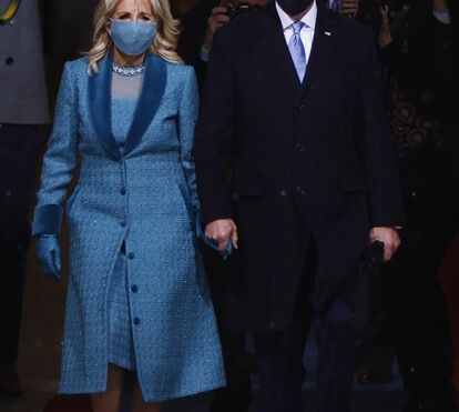As cores de poder que Kamala Harris e Jill Biden escolheram para a tomada de posse de Joe Biden
