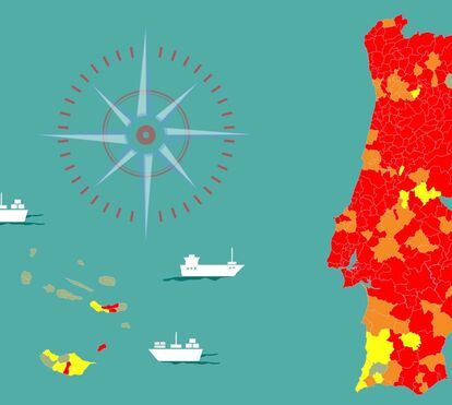 Pandemia pinta Portugal de vermelho: Há mais 60 concelhos em risco extremo num total de 215. Veja o seu no mapa