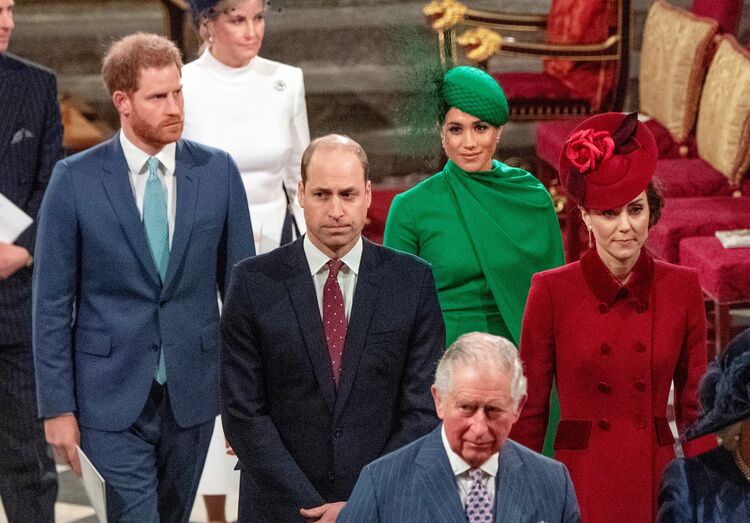 Harry, William, Kate, Meghan, Carlos
