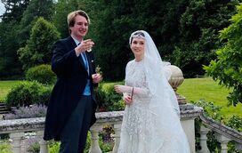 As mais belas imagens do casamento da princesa Raiyat da Jordânia