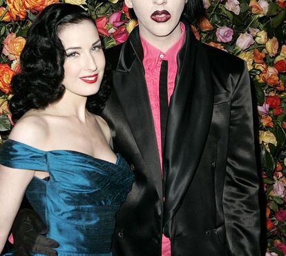 O casamento de Marilyn Manson e Dita Von Teese