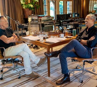 Novo podcast de Obama e Springsteen já está disponível no Spotify