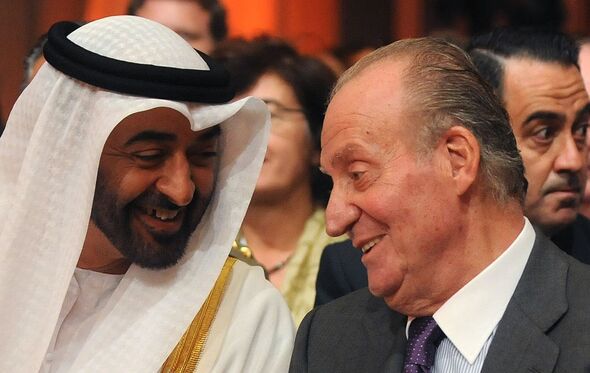 Mohammed bin Zayed Al Nahyan, juan carlos