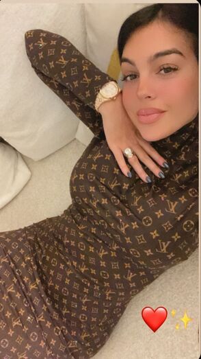 Georgina Rodríguez, louis vuitton