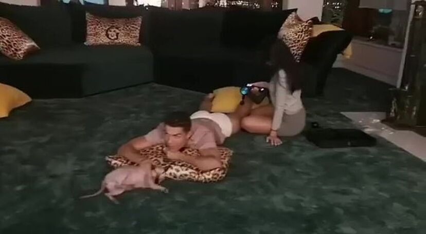 cristiano ronaldo, georgina rodríguez, gato, pepe