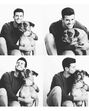 FF (Fernando Fernandes) com o seu cão, Diego