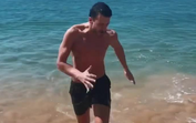 Ruben Rua mostra o primeiro mergulho do ano