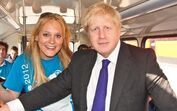 Jennifer Arcuri com Boris Johnson