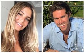 Filha de Luís Figo dá os parabéns ao namorado, o primo galã do rei Felipe VI, e mostra fotos inéditas