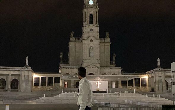 Cláudio Ramos no Santuário de Fátima