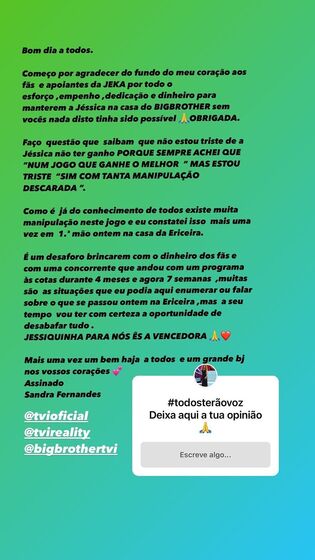 Jessica Fernandes, Sandra Fernandes