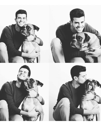 FF (Fernando Fernandes) com o seu cão, Diego