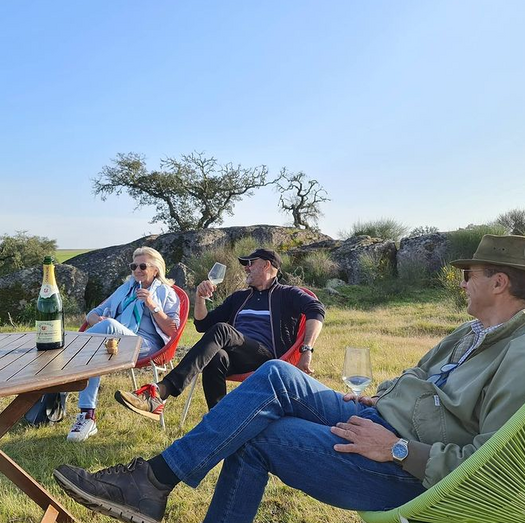 Manuel Luís Goucha, Rui Oliveira, Paulo Caetano Dita Caetano, Herdade do Outeiro 