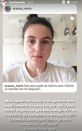 O recado de Inês Herédia a António Costa
