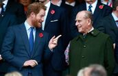 Príncipe Philip e o príncipe Harry