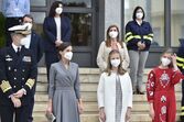 Sofia, Leonor, Letizia e Felipe 