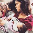 Andreia Rodrigues com as filhas