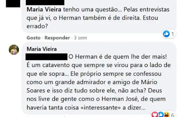 Maria Vieira, Herman José