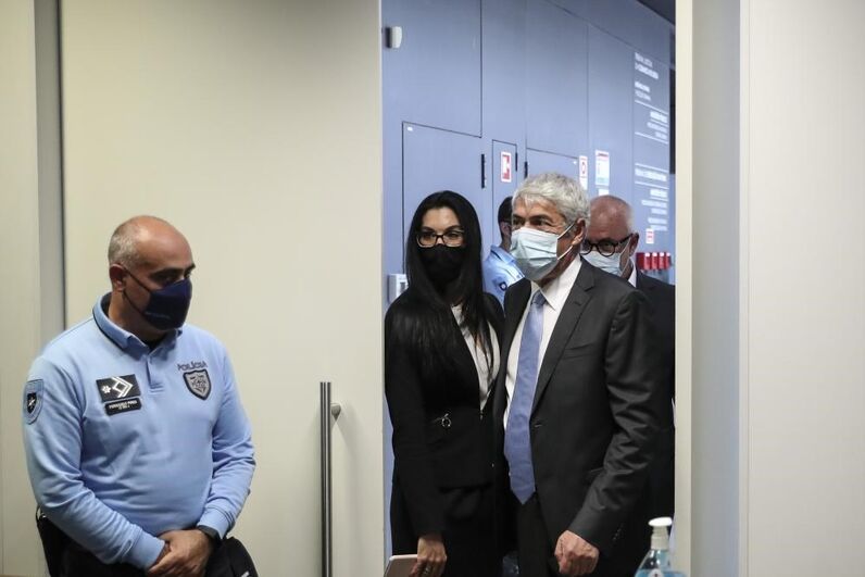 José Sócrates em tribunal