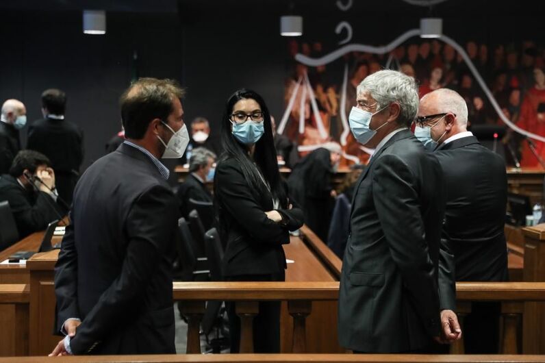 José Sócrates em tribunal