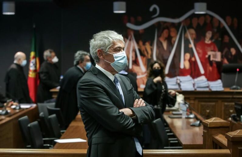 José Sócrates em tribunal