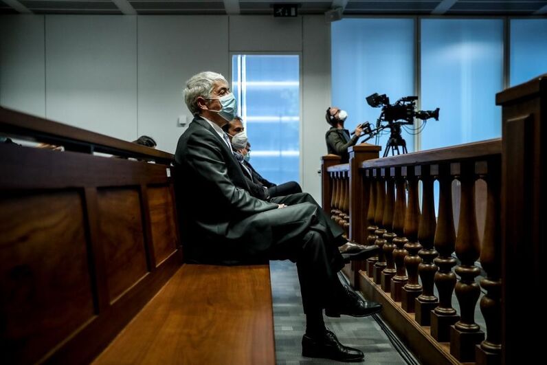 José Sócrates em tribunal