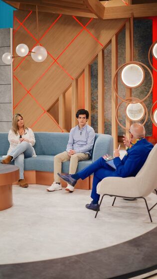 Diogo Carmona e a mãe, Patrícia