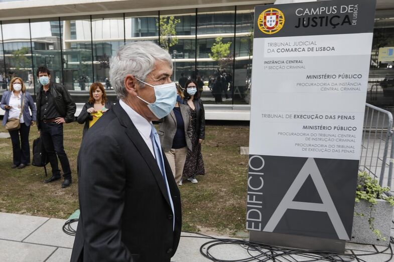 José Sócrates em tribunal