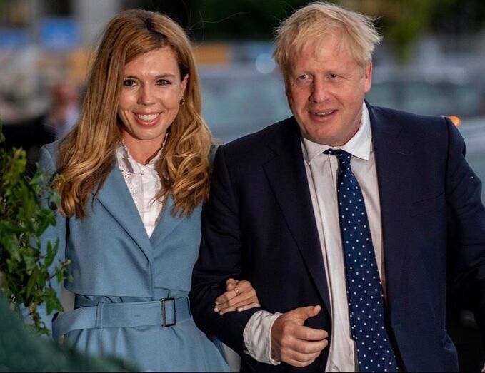 Boris Johnson e Carrie Symonds