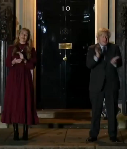 Boris Johnson e Carrie Symonds