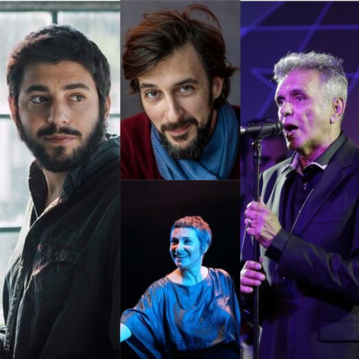 Salvador Sobral, Bruno Nogueira, Manuela Azevedo, Rui Reininho