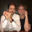 Paulo Gustavo com o marido, Thales Bretas
