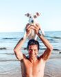 Rui Porto Nunes com o cão, Thor