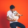 Rui Porto Nunes com o cão, Thor