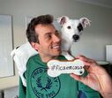 Rui Porto Nunes com o cão, Thor