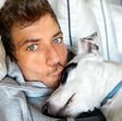 Rui Porto Nunes com o cão, Thor