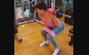 Georgina Rodríguez poderosa em dia de treino